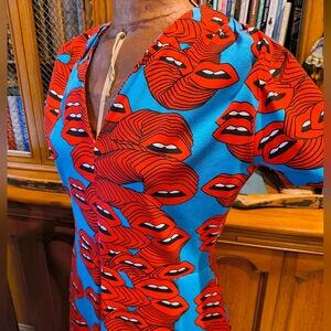 NWT Nooworks Mouths Dress Large